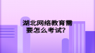 湖北網(wǎng)絡(luò)教育需要怎么考試？
