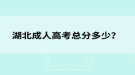 湖北成人高考總分多少？