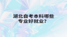 湖北自考本科哪些專業(yè)好就業(yè)？