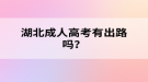 湖北成人高考有出路嗎？