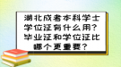 湖北成考本科學(xué)士學(xué)位證有什么用？畢業(yè)證和學(xué)位證比哪個(gè)更重要？