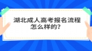 湖北成人高考報(bào)名流程怎么樣的？