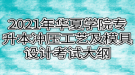 2021年武漢華夏理工學院專升本沖壓工藝及模具設(shè)計考試大綱