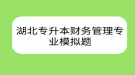 湖北專升本財(cái)務(wù)管理專業(yè)模擬題