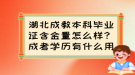 湖北成教本科畢業(yè)證含金量怎么樣？成考學(xué)歷有什么用？