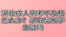 湖北成人高考不及格怎么辦？錄取后發(fā)學(xué)生證嗎