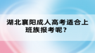 湖北襄陽成人高考適合上班族報考呢？