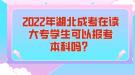 2022年湖北成考在讀大專學(xué)生可以報考本科嗎？