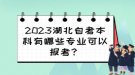 2023湖北自考本科有哪些專業(yè)可以報(bào)考？