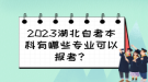 2023湖北自考本科有哪些專業(yè)可以報(bào)考？