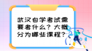 武漢自學考試需要考什么？大概分為哪些課程？