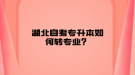 湖北自考專升本如何轉(zhuǎn)專業(yè)？