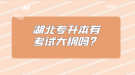 湖北專升本有考試大綱嗎？