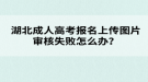 湖北成人高考報(bào)名上傳圖片審核失敗怎么辦？