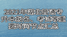 2021年湖北普通專升本報(bào)名、考試等重要時(shí)間節(jié)點(diǎn)匯總