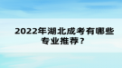 2022年湖北成考有哪些專業(yè)推薦？