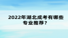 2022年湖北成考有哪些專業(yè)推薦？