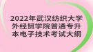 2022年武漢紡織大學外經(jīng)貿(mào)學院普通專升本電子技術考試大綱