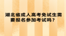 湖北省成人高考免試生需要報(bào)名參加考試嗎？