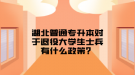 湖北普通專升本對于退役大學(xué)生士兵有什么政策？