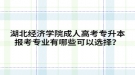 湖北經(jīng)濟(jì)學(xué)院成人高考專升本報(bào)考專業(yè)有哪些可以選擇？