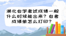 湖北自學考試成績一般什么時候能出來？自考成績單怎么打??？