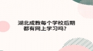 湖北成教每個學(xué)校后期都有網(wǎng)上學(xué)習(xí)嗎？